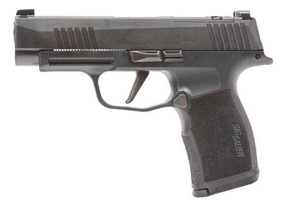 Sig Sauer 365XL9BXR3P P365XL 9mm Luger 12+1 3.70 in Black Barrel, Black Nitron Optic Ready/Serrated SS Slide, Black SS Frame w/Beavertail & Black Polymer Grips, Pistol