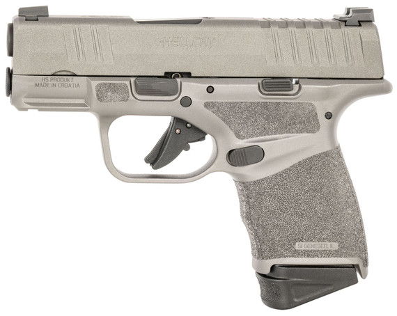Springfield Armory HC9319Y Hellcat Sports South Exclusive 9mm Luger 13+1/11+1 3 in Black Melonite Steel Barrel, Tungsten Gray Cerakote Serrated Steel Slide & Polymer Frame w/Picatinny Rail, Adaptive Texture Grip, Pistol