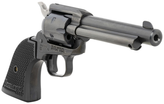Heritage Mfg RR22B4PG Rough Rider 22 LR 6 Shot, 4.75 in Black Steel Barrel, Black Cerakote Zinc Alloy Frame, Black Cerakote Cylinder, Black Polymer Grip, Hammer/Thumb Safety, Exposed Hammer , Revolver