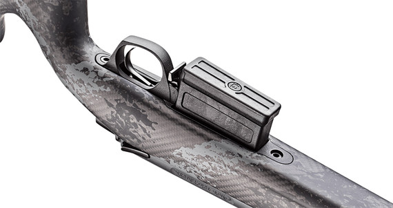 Bergara B14S751 B-14 Crest 308 Win 3+1 20 in Fluted/Threaded, Sniper Gray Cerakote Barrel/Rec, Monte Carlo Carbon Fiber Stock with Black & Gray Splatter, Omni Muzzle Brake, Rifle