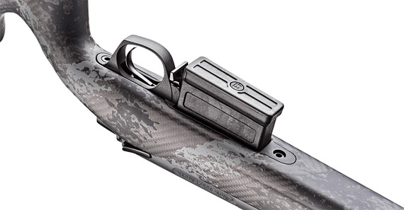 Bergara B14SM759 B-14 Crest 6.5 PRC 3+1, 20 in Sniper Gray Cerakote Steel Barrel, Sniper Gray Cerakote Steel Receiver, Carbon Fiber w/Black & Gray Splatter Fixed Monte Carlo w/High Comb Stock, Right Hand, Rifle