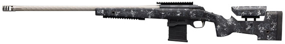 Browning 035561291 X-Bolt Target Pro McMillan 6mm Creedmoor 10+1 26 in Satin Gray Heavy Fluted Barrel, Matte Blued Steel Receiver, Matte Black with Gray & White Splatter McMillan A3-5 w/Adjustable Comb Stock, Rifle