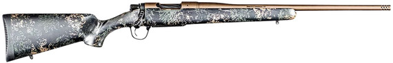 Christensen Arms 8010119100 Mesa FFT Full Size 7mm PRC 3+1, 22 in Burnt Bronze Cerakote, Green w/Black/Tan Webbing Fixed Sporter w/Flash Forged Technology Stock, Rifle