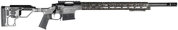 Christensen Arms 8010310600 Modern Precision 7mm PRC 5+1, 26 in Carbon Fiber Target Profile/Threaded Steel Barrel, Black Nitride Aluminum Receiver, Tungsten Billet Chassis w/Folding Stock, , Rifle