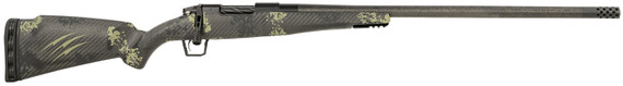 Fierce ROG65PRC24BF Carbon Rogue Full Size 6.5 PRC 3+1 24 in Hand Lapped/Match Grade Threaded Barrel, Black Cerakote Steel Receiver, Forest Camo Fierce Rogue Carbon Fiber Stock, Rifle