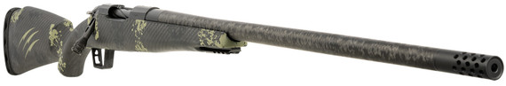 Fierce ROG65PRC24BF Carbon Rogue Full Size 6.5 PRC 3+1 24 in Hand Lapped/Match Grade Threaded Barrel, Black Cerakote Steel Receiver, Forest Camo Fierce Rogue Carbon Fiber Stock, Rifle