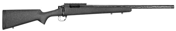 Proof Research 135105 Glacier Full Size 7mm PRC 4+1 24 in Carbon Fiber Match Grade Threaded Barrel, Black Cerakote w/Picatinny Rail Steel Receiver, Fixed PROOF Hunter Black Granite Carbon Fiber Stock, Rifle