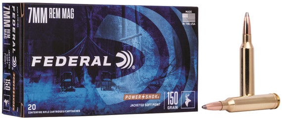 Federal 7mm Remington Magnum Rifle Ammunition 7RA