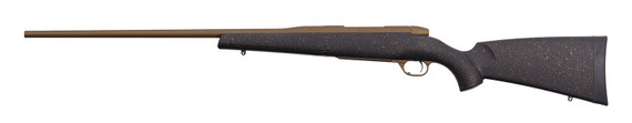 Weatherby MHU05N243NR2T Mark V Hunter 243 Win 4+1 22 in, Burnt Bronze Cerakote Barrel/Rec, Black Speckled Urban Gray Synthetic Stock