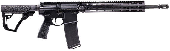 Daniel Defense 0219110750047 DD4 RIII 5.56x45mm NATO 16 in 30+1, Black, OEM Stock & Grip, 12.50 in M-Lok Handgaurd, Ambi Controls, Rifle