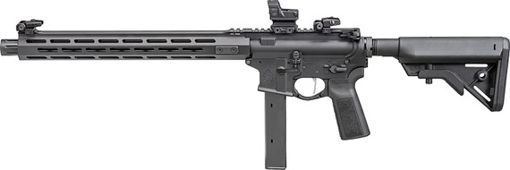 Springfield Armory STV91609B SAINT Victor 9mm Luger 32+1 16 in Black Melonite Steel Barrel, Black Hard Coat Anodized Mil-Spec Aluminum Receiver, M-LOK Handguard, Black Synthetic B5 Bravo Stock, Black B5 Type 23 Grip, Rifle