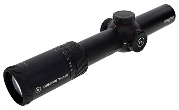 Crimson Trace 013002299 Hardline Black Anodized 1-6x 24mm 34mm Tube Illuminated CT TR1-MIL Reticle, Rifle Scope