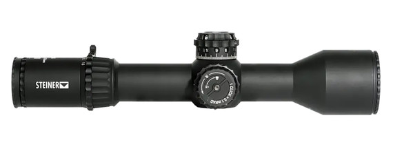 Steiner 5116 T6Xi Black 2.5-15x 50mm 34mm Tube Illuminated SCR Mil Reticle First Focal Plane Features Throw Lever, Rifle Scope