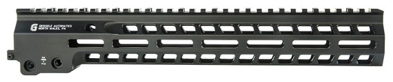 Geissele Automatics 05573B Super Modular Rail MK14 13.50 in M-LOK, Black Aluminum for AR Platform, Barrel Nut Included