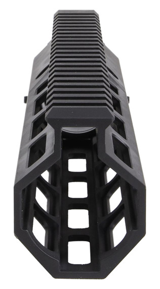 Geissele Automatics 05651B Super Modular Rail MK16 9.50 in M-LOK, Black Aluminum for AR Platform, Barrel Nut Included