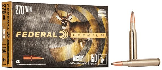 Federal 270 Winchester Rifle Ammunition P270E