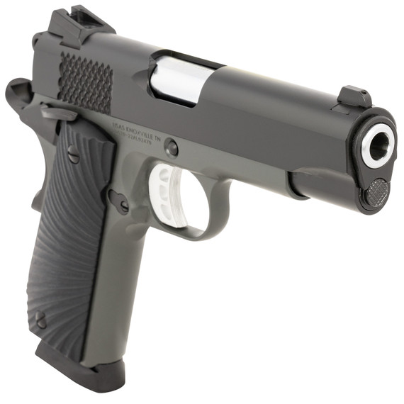 SDS Imports 10100106 1911 Stingray Carry 9mm Luger 9+1 4.25 in Stainless Steel Barrel, Black Cerakote Serrated Steel Slide, Black Cerakote Aluminum Bobtail Frame, Black Sunburst G10 Grips, Pistol