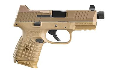 FN America FN509 Compact Tactical 66-100780, Semi-automatic, Striker Fired, Compact, 9MM, 4.32 in, Flat Dark Earth