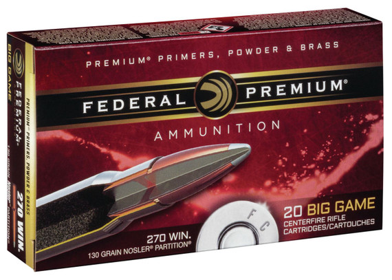 Federal 270 Winchester Rifle Ammunition P270P