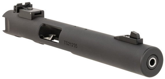 Tactical Solutions PL45TEMBNF Pac-Lite Barrel 22 LR 4.50 in Threaded, Adj. Sights, Black Anodized for Ruger Mark I/II/III & 22/45
