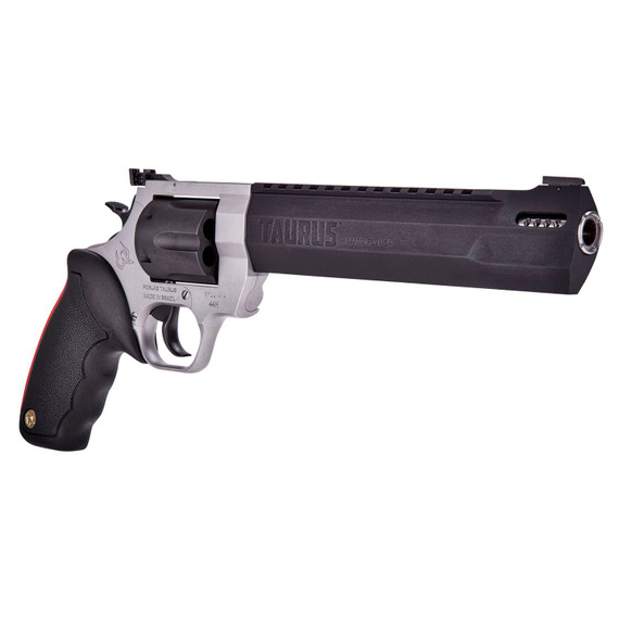 Taurus 2500055RH Raging Hunter Large Frame 500 S&W Mag 5rd 5.12 in Matte Black Ported/Target Crown Barrel, Matte Black Oxide Cylinder, Matte Stainless Stainless Steel Frame, Black Rubber Grip , Revolver