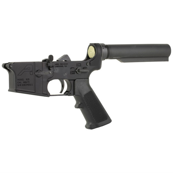 Aero Precision Carbine Complete Lower Receiver APAR501374, Semi-Automatic, 223 Remington/556NATO, Anodized, Black APAR501374