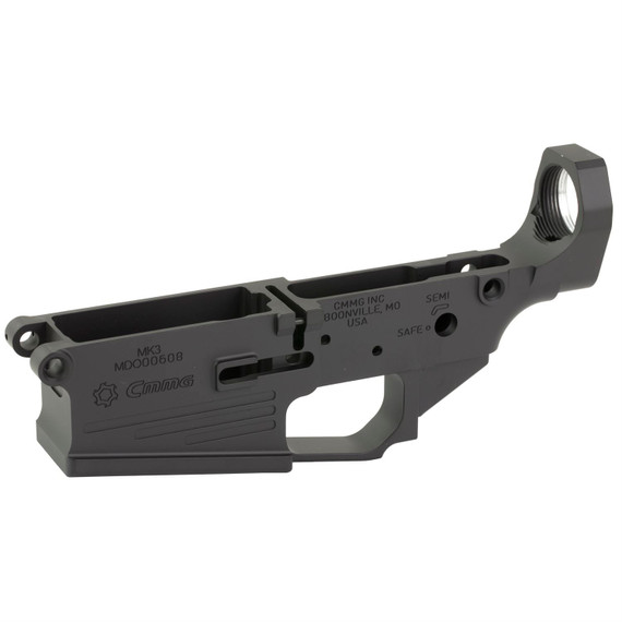 CMMG MK3 38CA2AC-AB, Semi-automatic, Stripped Lower Receiver, 308 Winchester, Cerakote Finish, Armor Black 38CA2AC-AB