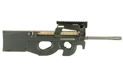 FN 3848950463 PS90 5.7x28mm 50+1 16 in Black Ported Barrel, Black Aluminum Receiver, MIL-STD 1913 Rail, Matte Black Synthetic Bullpup Stock w/Thumbhole, Rifle