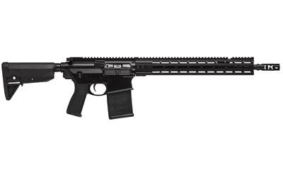 Primary Weapons Systems MK216, Mod 1-M, Semi-automatic Rifle, 308 Winchester, 16.1 in Barrel, Mid-length Gas System, Anodized Finish, Black, FSC30 Muzzle Device, Magpul MOE Stock, Magpul Grip, 20 Rounds, 1 Magazine, BLEM (Damaged Box) 22-M216RC1B
