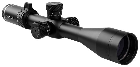 Riton Optics 3C624LFI23 3 Conquer Black 6-24x50mm 30mm Tube Illuminated MPSR Reticle, Rifle Scope