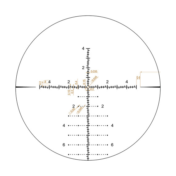 Riton Optics 3C624LFI23 3 Conquer Black 6-24x50mm 30mm Tube Illuminated MPSR Reticle, Rifle Scope
