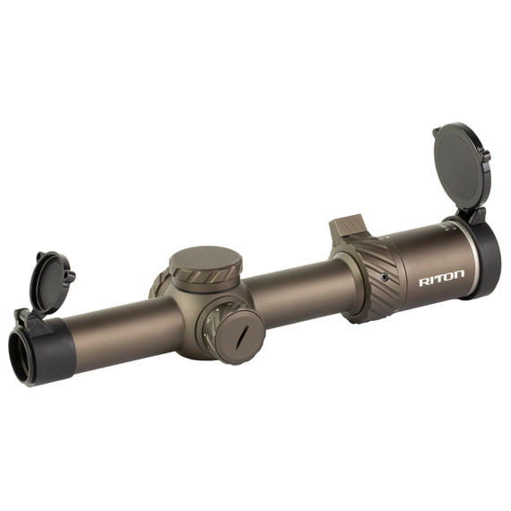 Riton Optics 3T18ASIFDE2 3 Tactix FDE 1-8x24mm 30mm Tube Illuminated OT Reticle