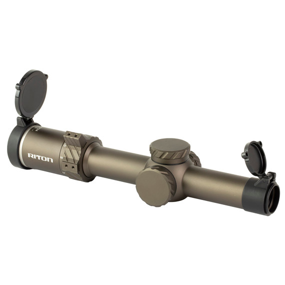 Riton Optics 3T18ASIFDE2 3 Tactix FDE 1-8x24mm 30mm Tube Illuminated OT Reticle