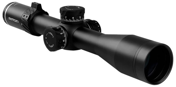 Riton Optics 7C318LPFI23 7 Conquer Black 3-18x50mm 34mm Tube Illuminated PSR Reticle, Rifle Scope