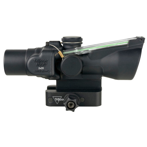 Trijicon ACOG TA47-C-400341, 2X20mm, Dual Illuminated Green Crosshair, Includes Q-LOC Mount, Matte Finish, Black TA47-C-400341