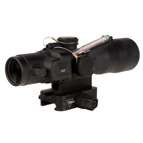 Trijicon ACOG TA33-C-400383, 3X30mm, Dual Illuminated Red Crosshair .300BLK/220 Grain, Includes Q-LOC Mount, Matte Finish