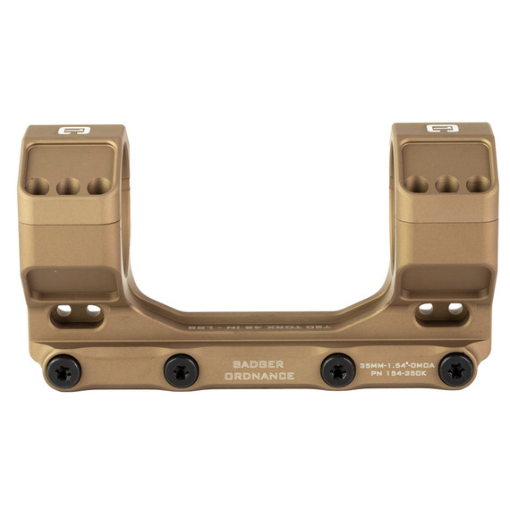 Badger Ordnance Condition One Max 154-350K, Mount, 35mm, 1.54 in Height, Fits Picatinny, Anodized Finish