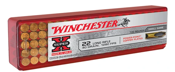 Winchester 22 Long Rifle Ammunition X22LRPP1
