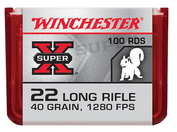 Winchester X22LRPP1 Super X 22LR 40gr Power Point Copper Plated 100 Per Box/20 Case Rimfire Ammunition