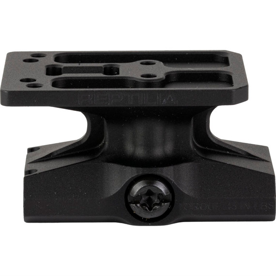 Reptilia DOT Mount 100-211, 1.93 in Optical Axis Height, Compatible with Holosun AEMS, Anodized Finish, Black 100-211