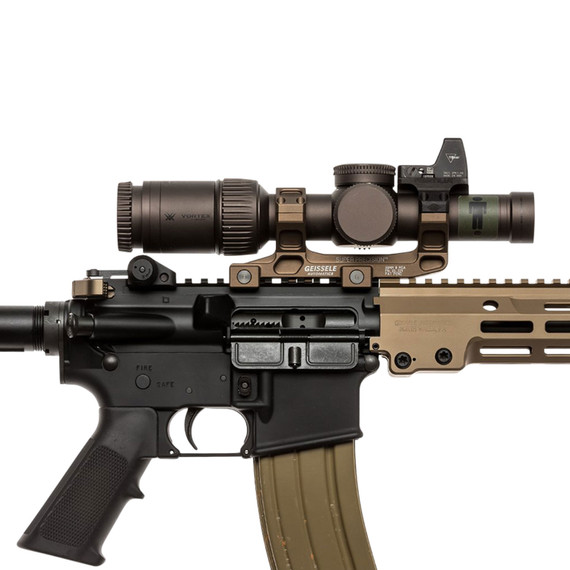 Reptilia LLC 100002 ROF-90 Black Anodized Geissele 30mm Super Precision & Trijicon RMR