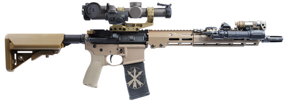 Unity Tactical LLC FSTS34205F Fast LPVO Scope Mount/Ring Combo 34 mm FDE