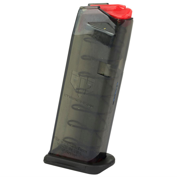 Elite Tactical Systems Group Mag SMK-GLK-43X, 9MM, 10 Rounds, For Glock 43X, Carbon Smoke SMK-GLK-43X