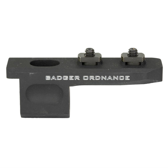 Badger Ordnance Low Profile Harris Mount 588-01, For Harris BRM-S Bipod, Fits M-LOK Attachments, Anodized Finish, Black 588-01