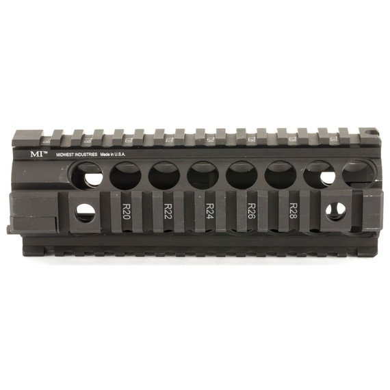 Midwest Carbine Length Generation 2 Two Piece Drop-In-Handguard MCTAR-20G2, Fits AR-15 Rifles, 4-Rail Handguard