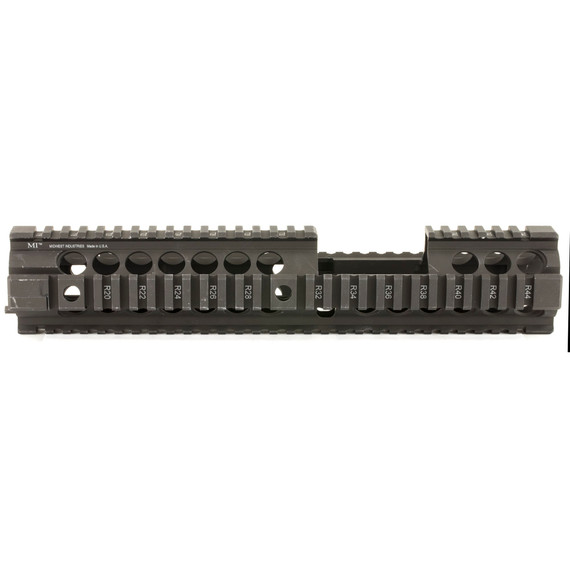 Midwest Extended Forearm MCTAR-20XG2, Carbine Length, Free Floating, Built-In QD Points, Black MCTAR-20XG2