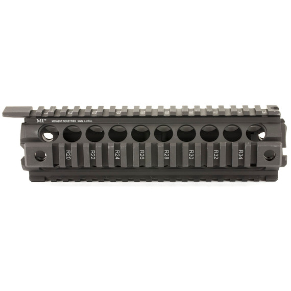 Midwest Mid-Length Generation 2 Two Piece Drop-In-Handguard MCTAR-18G2, Fits AR-15 Rifles, 4-Rail Handguard