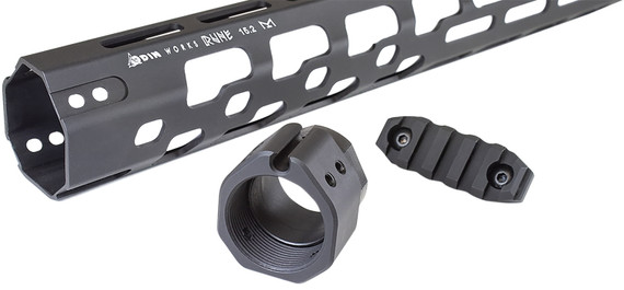 Odin Works F15MLRUNE 15.2 in RUNE Forend M-LOK, Black Aluminum, Mounting Hardware Included for AR-15