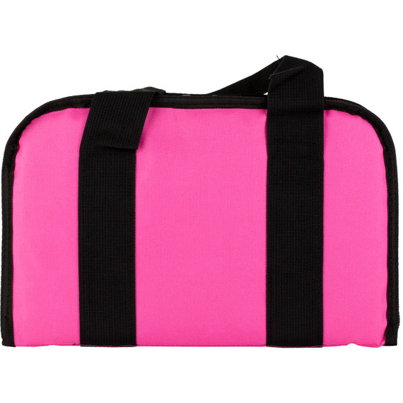 US PeaceKeeper Attache P21123, Pistol Case, 12.5 inx6.5 in, 600 Denier Polyester, Pink P21123