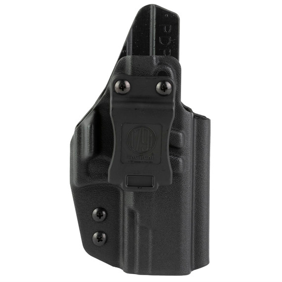 1791 Gunleather TACIWBPDPBLKR Tactical Kydex IWB Black Kydex Fits Walther PDP Belt Clip Right Hand, Holster